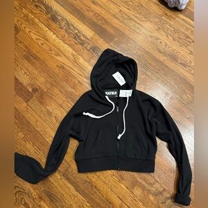 KatieJ NYC Dylan Black Zip-Up Hoodie
Size XL